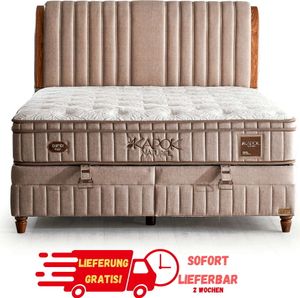 Medipax Bambi Kapok Boxspringbett – 160x200 cm Ohne Nachtkommode