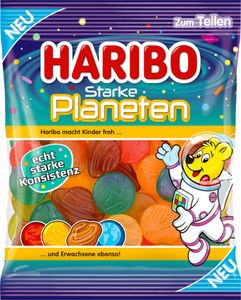Haribo Planeten Fruchtgummi teilweise mit Cola Geschmack Beutel 175g