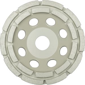Klingspor DS 600 A Diamantschleifscheiben 180 x 7,8 x 22,23 mm 22 Segmente 7,8 x 5,3 mm 2-Reihig