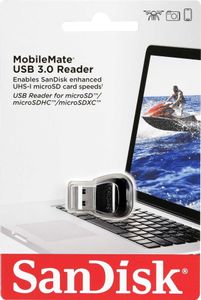 Sandisk MobileMate - Čítačka kariet (microSDHC UHS-I, microSDXC UHS-I) - USB 3.0