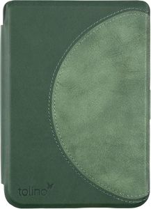 Tolino lesk / lesklá farba Tasche Slim Green Semicircle