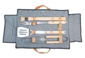 Esschert Design – Denim-BBQ-Werkzeugset