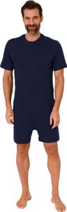 Herren Pflegeoverall kurzarm Einteiler Schlafanzug mit Reißverschluss am Bein ; hellblau , XL Herren Pflegeoverall kurzarm Einteiler Schlafanzug mit Reißverschluss am Bein ; hellblau , XL