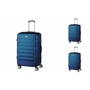 Hoffmanns Hoffmanns Kofferset 3-teilig - XXL 76x52x30cm - Travelstar Blau