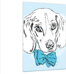 Bilder auf glas - Einteilig - Hund Labrador Auge Portrait - 80x120cm - Glasbilder - Wandbilder - Bilder - Wanddekoration aus Glas - Glas Bilder - Wandbild auf Glas - GPA80x120-3114