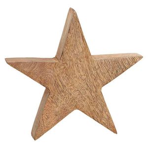 Stern aus Holz braun 20cm
