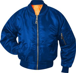 MA1 FLIEGERJACKE Bomberjacke US Pilotenjacke Army Blouson Wendejacke Royal-Blue
