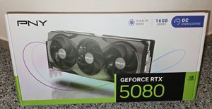 PNY RTX5080 VERTO OC Triple Fan     16GB GDDR7 HDMI 3xDP