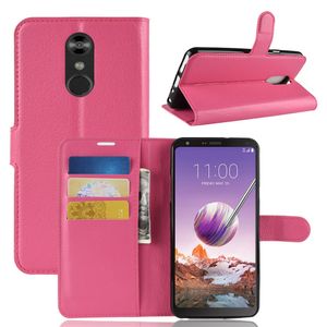 CoverKingz LG Q Stylus Handy-Hülle Flip-Case Schutzhülle Wallet-Case Rose