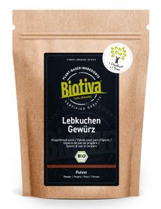 Biotiva Lebkuchengewürz, 100g aus biologischem Anbau