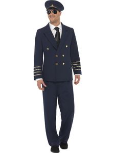 Kostým pilota pilotný pilot veľkosť 48/50 (M), 52/54 (L), veľkosť:L