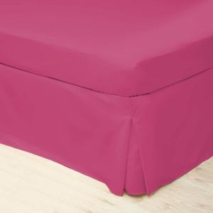 Belledorm - Plattform-Volant, Perkal BM179 (Superking) (Fuchsia)
