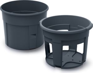 kvetináč na pestovanie zemiakov 39,2cm POTATO GROWER IZIE400-S433 antracit plastový PROSPERPLAST
