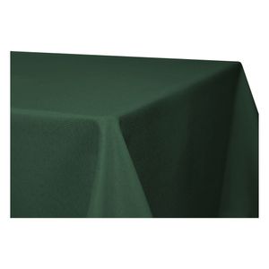 Tischdecke grün dunkel 90x90 cm eckig beschichtet Leinenoptik wasserabweisend Lotuseffekt