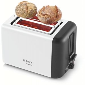 Bosch TAT3P421DE Toaster 2 Scheiben Brötchen-Aufsatz Automatische Abschaltung