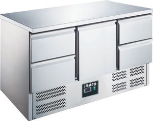 SARO Kühltisch mit Tür und Schubladen, Modell ES 903 S/S TOP 1/4