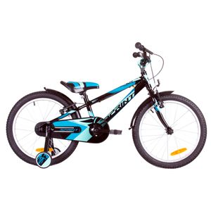 Detský bicykel SPRINT CASPER 18" 1 SP, čierny a syn, HARDTAIL