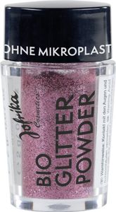 Jofrika Cosmetics 710263 -Glitter Powder Pink, Feinglitter im Streuer, Biologisch abbaubar, ohne Mikropartikel