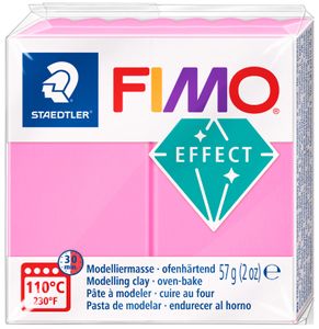 FIMO EFFECT Modelliermasse ofenhärtend neonpink 57 g