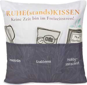 HERGO Sofahelden Kissen "Ruhestandskissen"