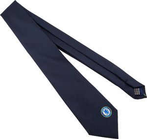 Chelsea FC - Kravata pre mužov/dámy Uni TA11848 (jedna veľkosť) (Black/Dark Navy)