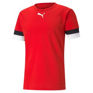 Puma teamRISE koszulka dziecięca czerwony czarny biały rozmiar 164