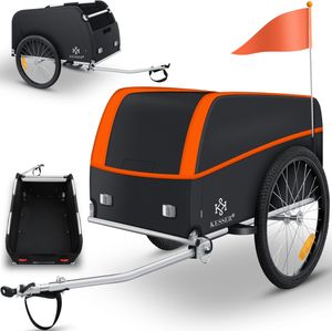 KESSER® Fahrradanhänger Lastenanhänger Transportanhänger Hochdeichsel mit Kupplung, Inkl. Abdeckung Klappfunktion Hochdeichsel Anhänge für Fahrrad Transportbox mit 120 Liter Max. 40 kg KESSER® Fahrradanhänger Lastenanhänger Transportanhänger Hochdeichsel mit Kupplung, Inkl. Abdeckung Klappfunktion Hochdeichsel Anhänge für Fahrrad Transportbox mit 120 Liter Max. 40 kg