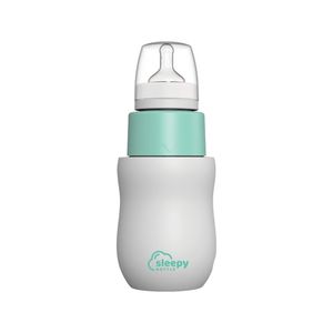 SLEEPY BOTTLE Prenosný výrobník dojčenských fliaš. Ohrieva vodu na 37 °C. Jednoduchá príprava dojčenskej fľaše. TWIST & SHAKE a voda zmiešaná s mlieč...