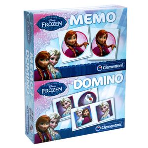 2 in 1 Memo & Domino Spiel kompakt | Disney Frozen Eiskönigin | Clementoni