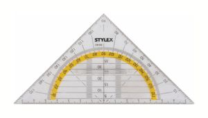 Stylex Geometriedreieck - 16 cm - mit Griff