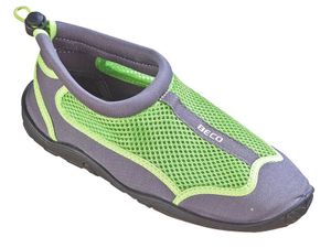 BECO Unisex Wasserschuhe Surfschuhe neopren 47 grau/grün