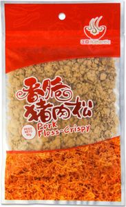 Feines Schweinefleisch Rousong - Crispy 90g | Pork Floss | Fleischwolle | Fleischseide