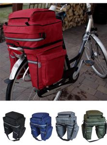 WITAN Gepäcktasche Fahrradtasche Satteltasche Fahrrad Gepäckträger Tasche FT3 Rot