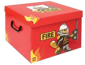 Lego XXL Storage Box Feuerwehr rot