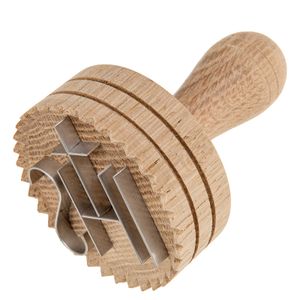 SIDCO Brotstempel Brotdrücker JHS Schreinerqualität Bäcker Stempel Drücker Holz groß