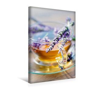 Calvendo  Textil-Leinwand 30 cm x 45 cm hoch Lavendeltee, :: Fotodesign HETIZIA; 7354734