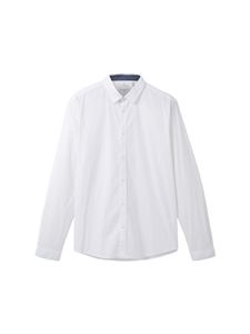 Herren Hemd Regular Fit TOM TAILOR Shirt Klassisches Langarmhemd Blickdicht |
