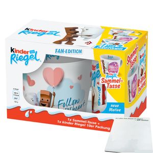 Ferrero Kinder Sammeltasse Motiv 2 Follow your heart + usy Block