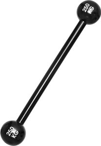 Aufblasbare Scheibenhantel 120 cm lang - große Hantel Fasching