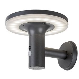 Kinkiet zewnętrzny Solarny z czujnikiem LED 10W Alaska antracyt 77017 Rabalux