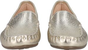 Lüke Schuhe Slipper & Mokassin MOCASIN, Glattleder, Gold, Damen