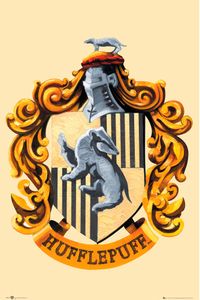 Harry Potter - Hufflepuff Crest - Film Kino Plakat - Poster 61x91,5 cm