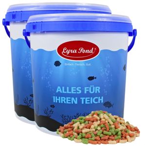 2 x 10 Liter Lyra Pond® Pond Colour Sticks Mix im Eimer