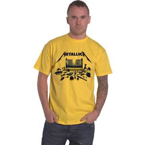 Metallica - "72 Seasons Simplified Cover" T-Shirt für Herren/Damen Unisex RO5311 (S) (Gelb)