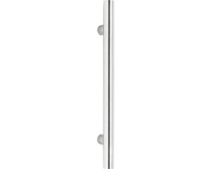 Stoßgriffe T-Form 700 x 20 x 65 mm Edelstahl gebür