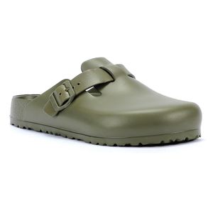 Birkenstock Boston EVA pánske dreváky v khaki farbe