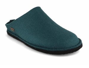 Haflinger Damen Pantoffel Hausschuh Filz Flair Soft 311010, Größe:40 EU, Farbe:Grün