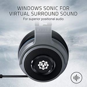 Razer Thresher 7.1 Gears of War Gaming Headset Wireless RF Virtual 7.1 Surround-Sound for Xbox One Black Razer Thresher 7.1 Gears of War Gaming Headset Wireless RF Virtual 7.1 Surround-Sound for Xbox One Black