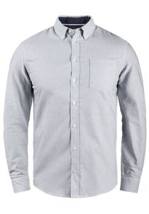 BLEND BHDubbo Herren Hemd Langarmhemd Freizeithemd mit Button-Down-Kragen