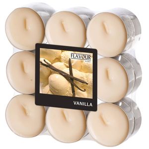 FLAVOUR by Gala Duft-Teelichter "Vanilla" 18 Stück